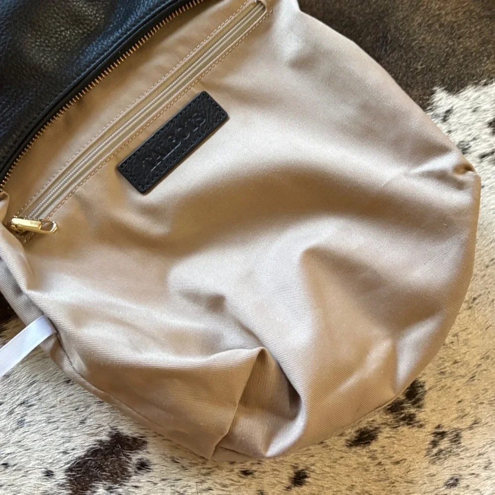 TALBOTS leopard print hair on hide hobo‎ shoulder bag